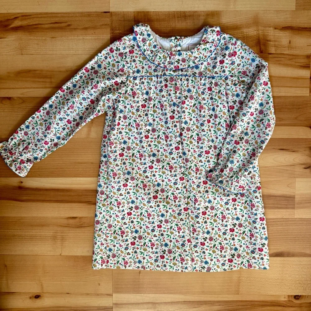 Classic Prep Floral Long Sleeve Dress - Picture 1 of 3